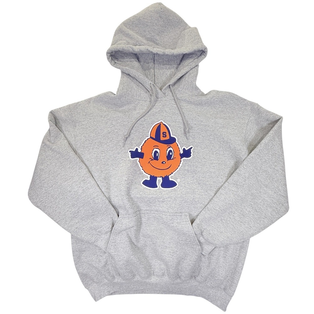 MSP Eighty8 Hoodie Men XL Gray Syracuse Otto the Orange Graphic Fleece